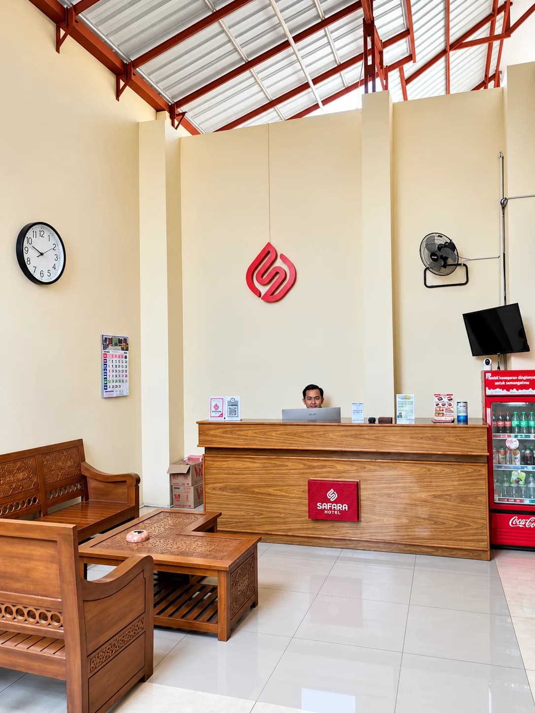 Lobi dan resepsionis terbaru Safara Hotel